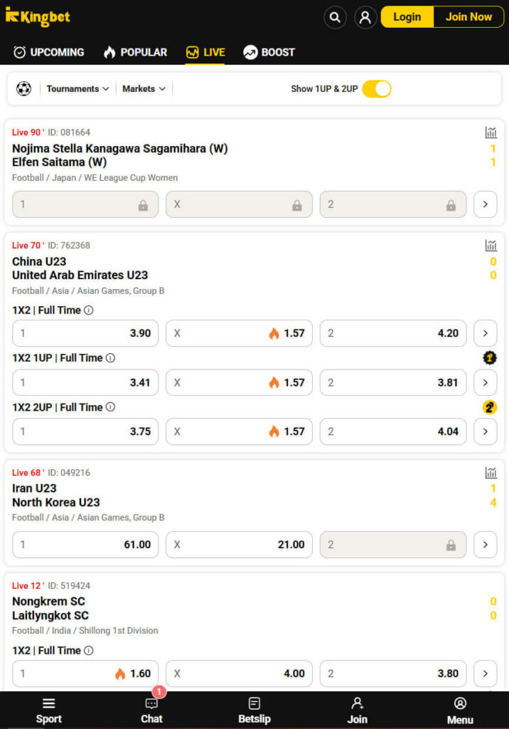 KingBet betting