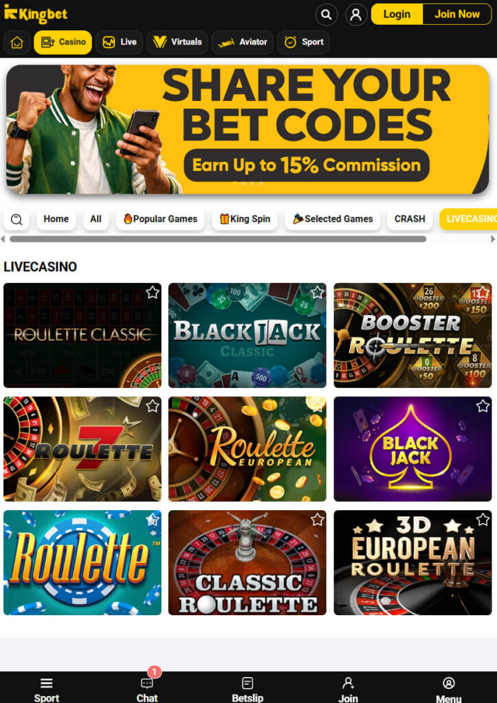 KingBet casino